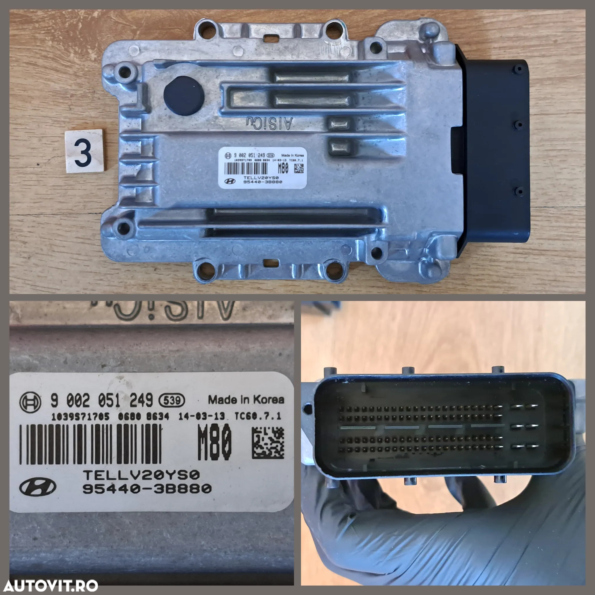 Calculator confort BCM antena RKE panou sigurante calculator cutie automata releu ICM releu semnal opriremodul transmisie panou butoane incalzire volan Hyundai ix35 - 4