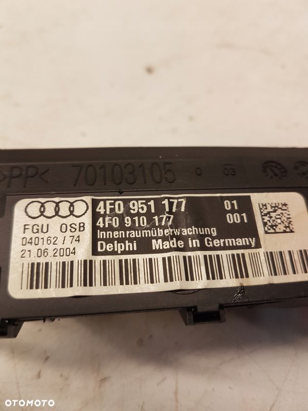 CZUJNIK RUCHU KABINY AUDI A6 C6 Q7 4F0951177 - 4