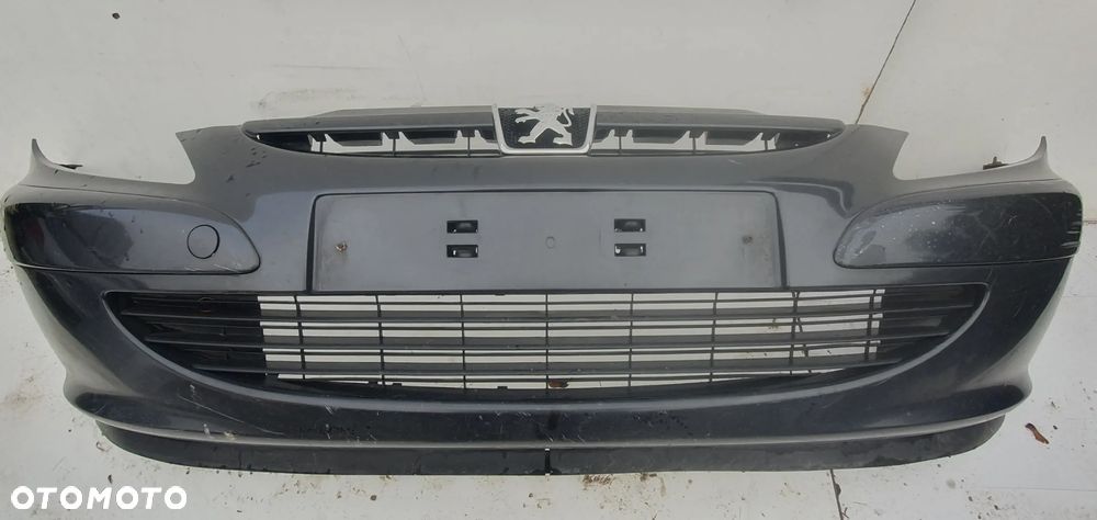 PEUGEOT 307 ZDERZAK PRZEDNI PRZÓD GRILL ORYGINAŁ - 1
