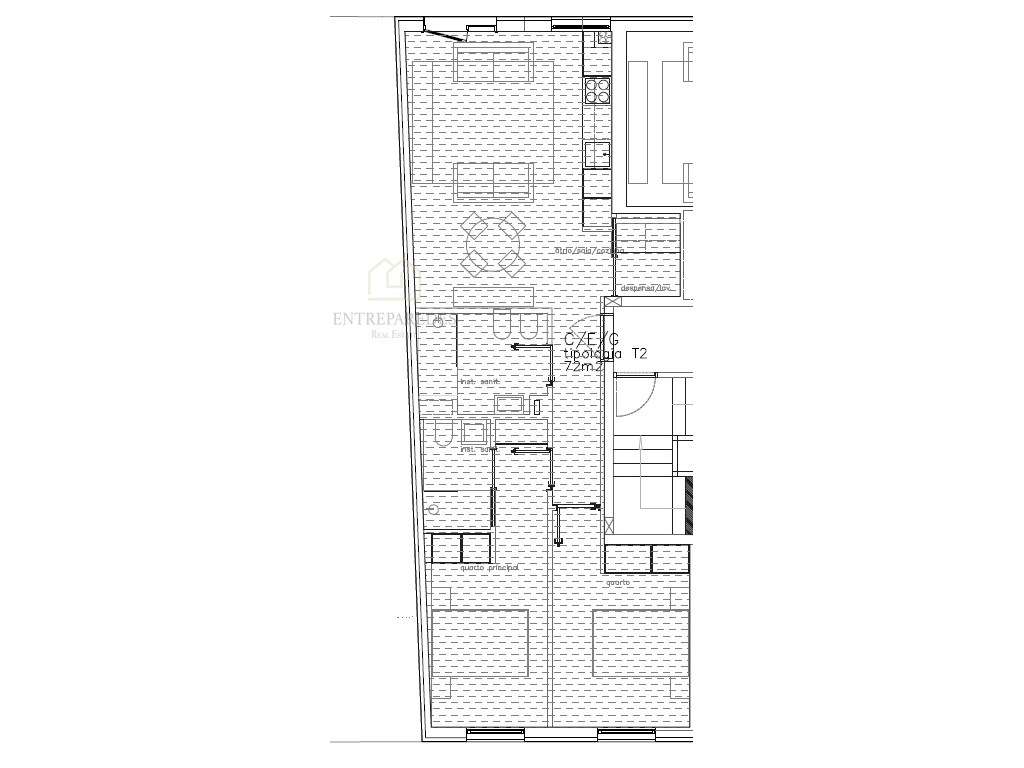 Apartamento T2 Novo - Metro do Marquês - Empreendimento Portas do M... - Grande imagem: 4/4