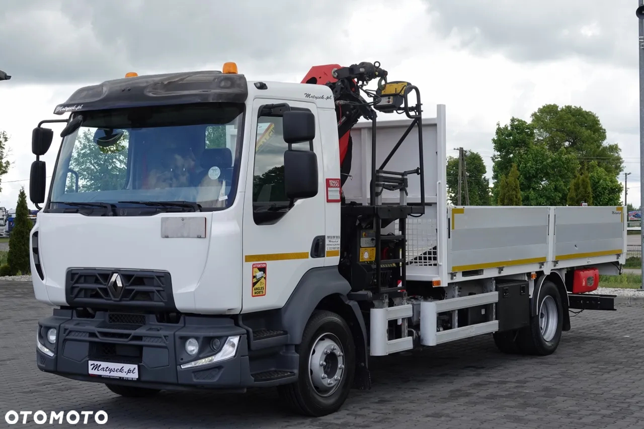 Renault D 210/  4X2 / SKRZYNIOWY 5 M + HDS PALFINGER PK 8.501 SLD A / UDŹWIG 5 580G / STEROWANIE RADIOWE / ROTATOR / SPROWADZONY - 6