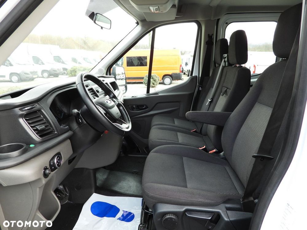 Ford TRANSIT SKRZYNIA PLANDEKA PODWÓJNA KABINA DOKA 7 MIEJSC TEMPOMAT LEDY KLIMATYZACJA  130KM - 21