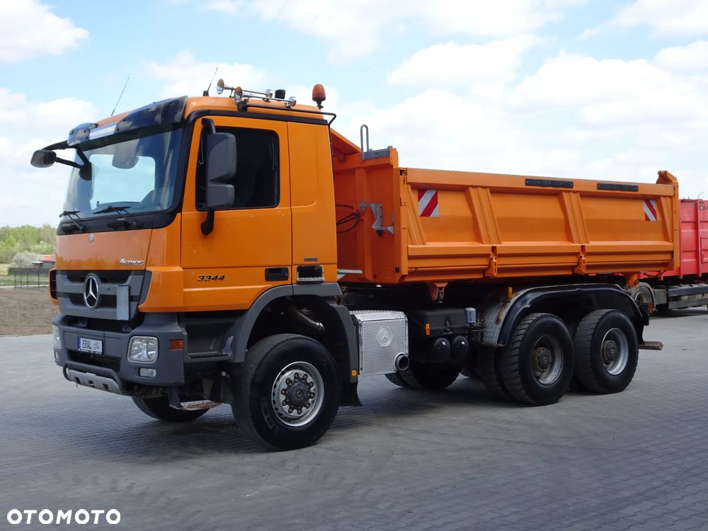 Mercedes-Benz Actros 3344 6X6  Kipper Meiller 3-stronny Hydroburta stan idealny - 2