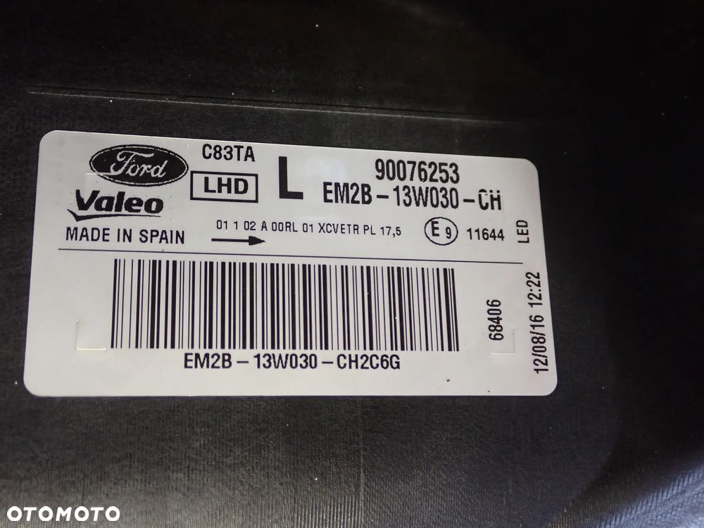 FORD S-MAX MK2 FULL LED LAMPA LEWY PRZÓD EM2B-13W030-CH EUROPA - 7