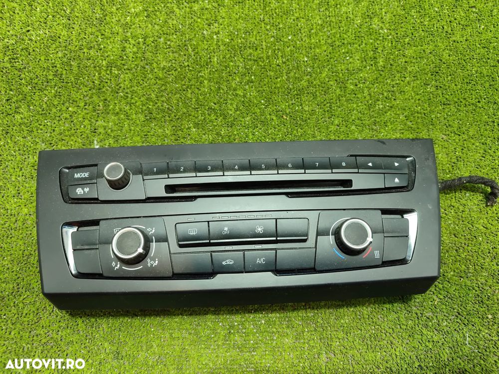 PANOU COMANDA CLIMA / RADIO BMW SERIA 1 F20 116D 1.6 DIESEL 2013 COD OEM 9207197 / 9207197-03 / HATCHBACK 2011-2019 - 1