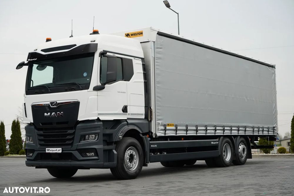 MAN TGX 26.520 / 6x2 / 9.3 M CORTINĂ / ACOPERIȘ RIDICABIL / AXĂ RIDICABILĂ / DIRECȚIE / NOU - 3