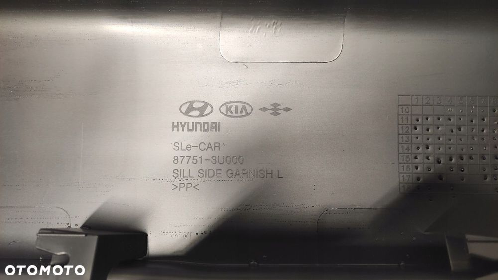 KIA SPORTAGE III LISTWA PROGOWA PRÓG NAKŁADKA LEWA LEWY ŁADNA NOWA 10-15 - 11