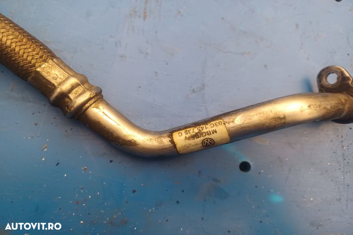 Conducta retur ulei turbosuflanta 03C145735C Volkswagen VW Golf 5 [20 - 5