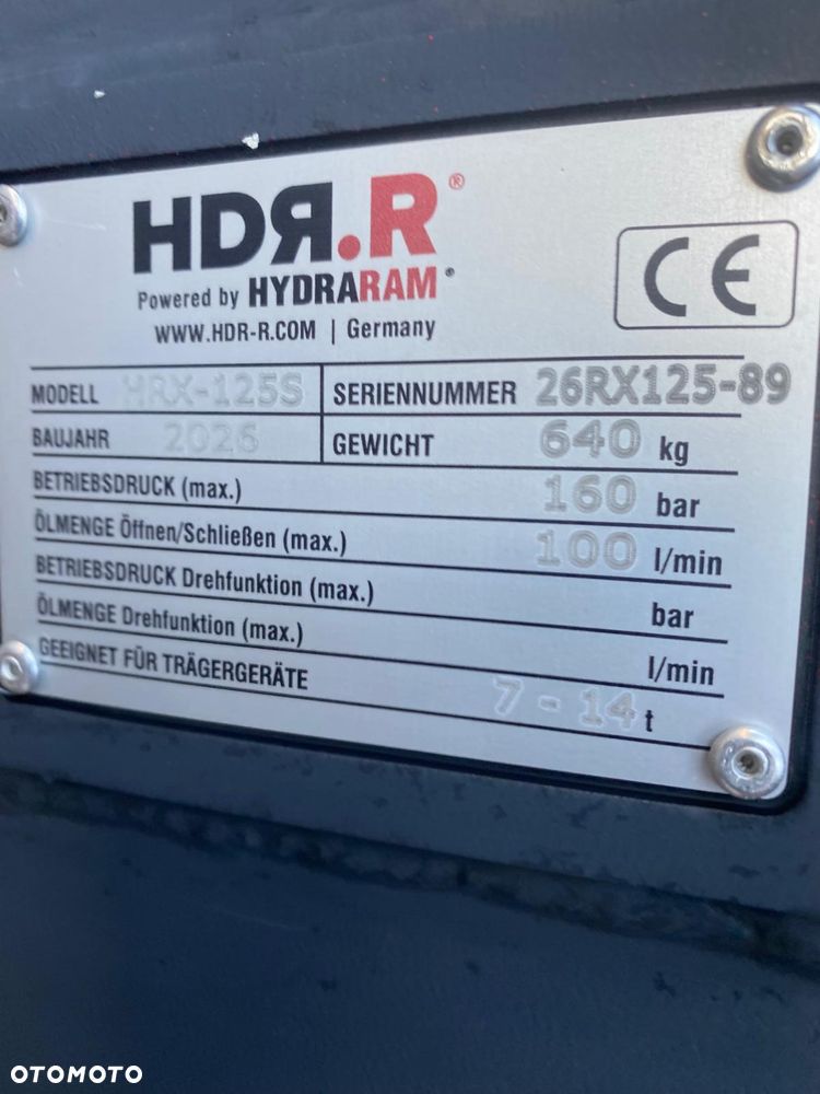 Hydraram HDR.R HRX-125S młot hydrauliczny 640 kg koparka 7–14 t 2026 - 5