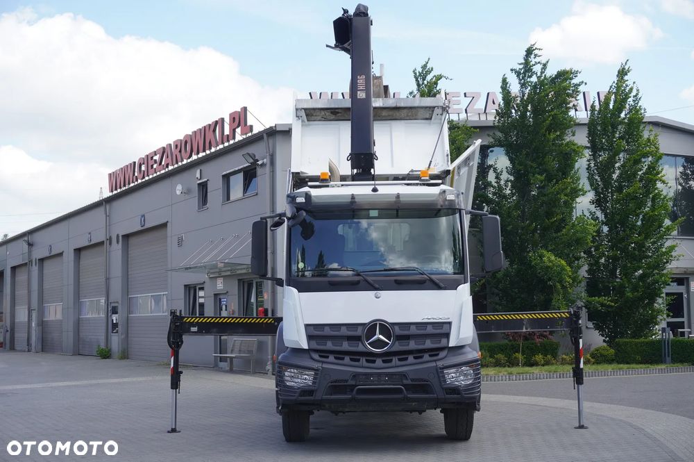 Mercedes-Benz Arocs 2636 6×4 / 100 tys. km! / HIAB X-Hiduo 188 / rotator / Wywrotka 3-stronna - 10