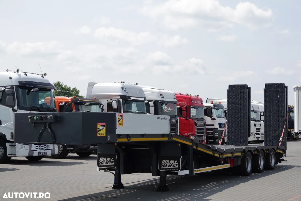Castera REMORCĂ AMC CASERA / LOW LOADER / 13,3 M / PLATFORMĂ HIDRAULICĂ / GAMA HIDRAULĂ / TROLIU - 2