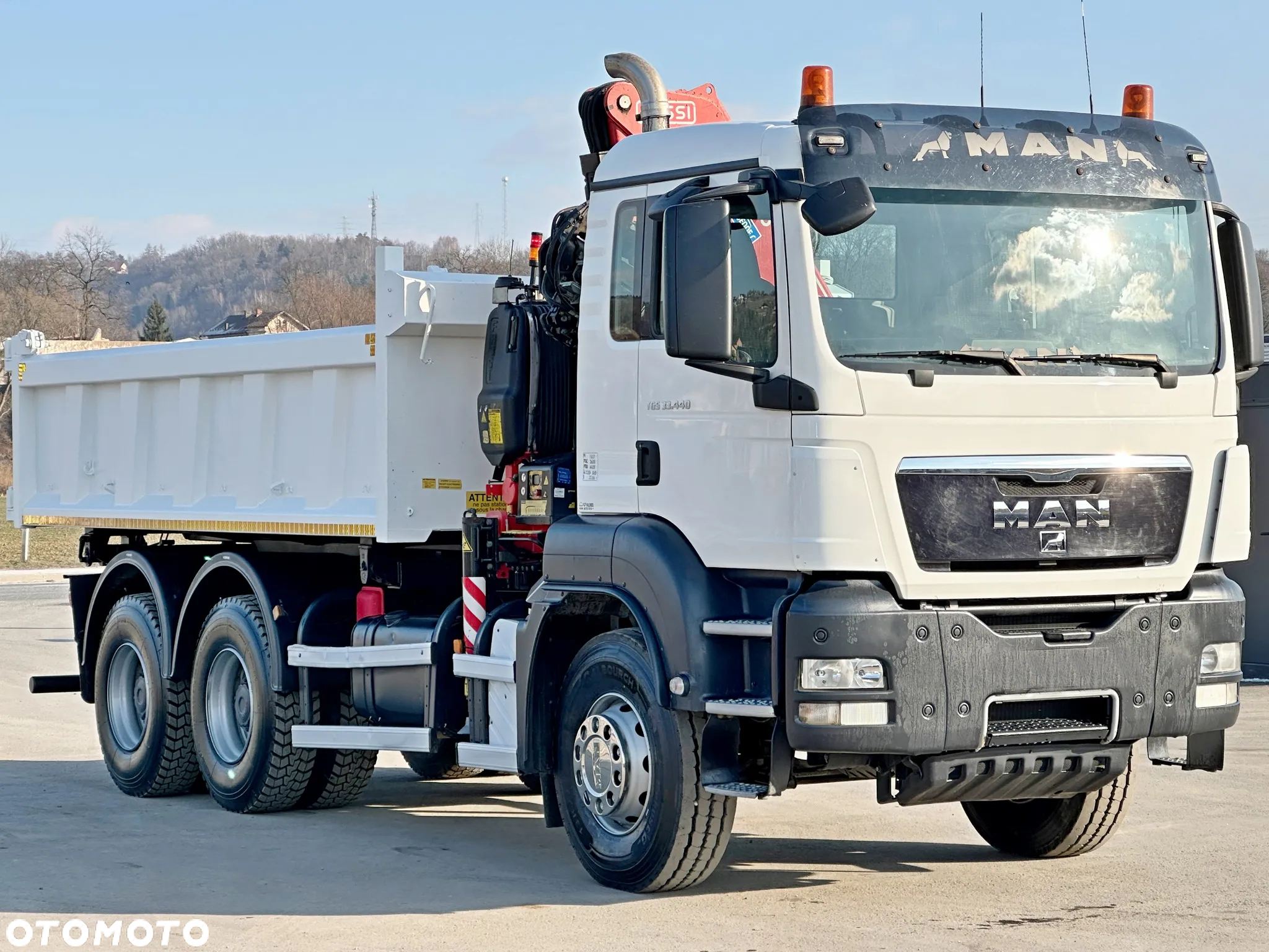 MAN TGS 33.440 * WYWROTKA 4,90 m * FASSI F155A.0.22 + PILOT / 6x4 - 4