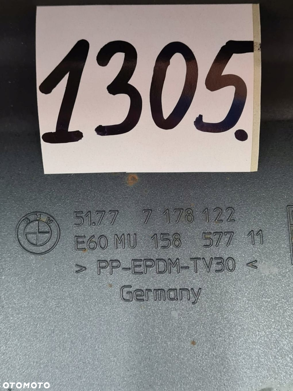 BMW 5 E60 E61 LISTWA PROGOWA NAKŁADKA NA PRÓG PRAWA - 5