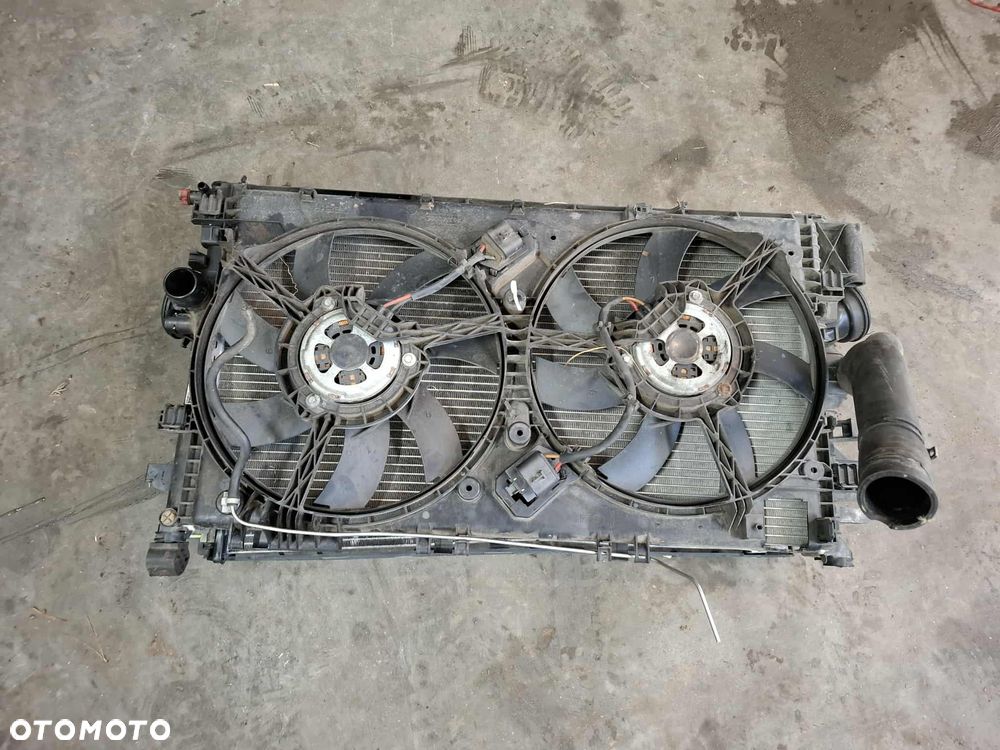 KOMPLET CHŁODNIC CHŁODNICA WODY KLIMATYZACJI INTERCOOLERA WENTYLATORY OPEL INSIGNIA A 2,0 CDTI - 5