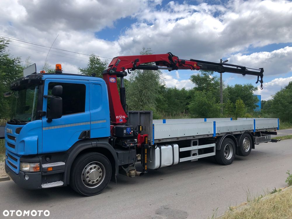Scania P 280  HDS HMF 1720 K 3  DL. 8.2m do przewozu długich ładunków - 2