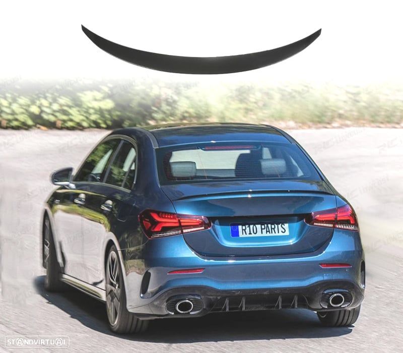 AILERON LIP SPOILER TRASEIRO MERCEDES CLASE A V177 18-24 LOOK AMG - 1