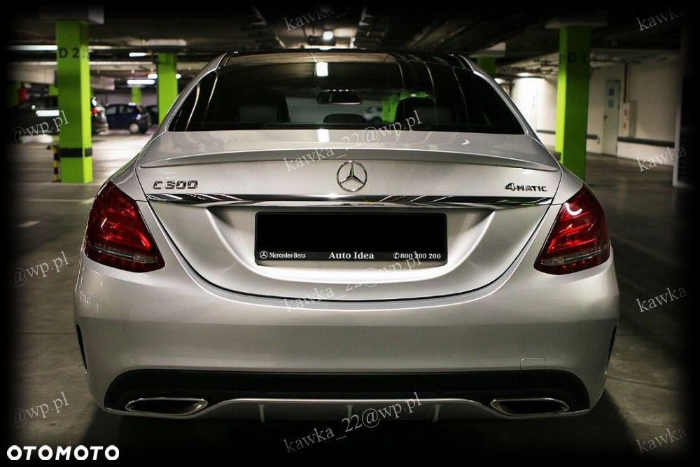 MERCEDES W205 SPOILER AMG LOTKA NA KLAPĘ PODKŁAD!! - 5