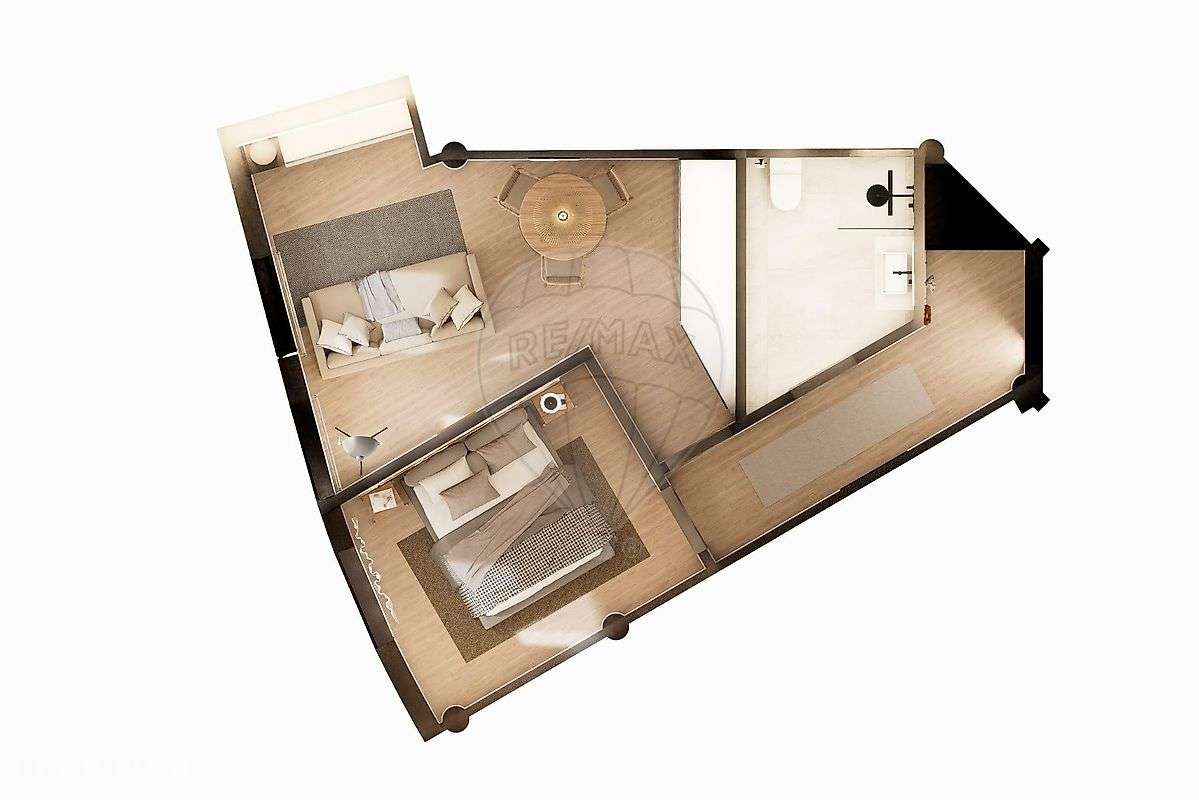 Apartamento T1 para venda - Grande imagem: 4/8
