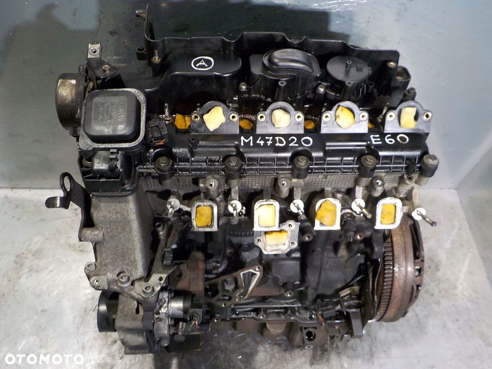 BMW 5 E60 SILNIK 2.0 D 163 KM M47D20 + POMPA 0445010045 7788670 - 10