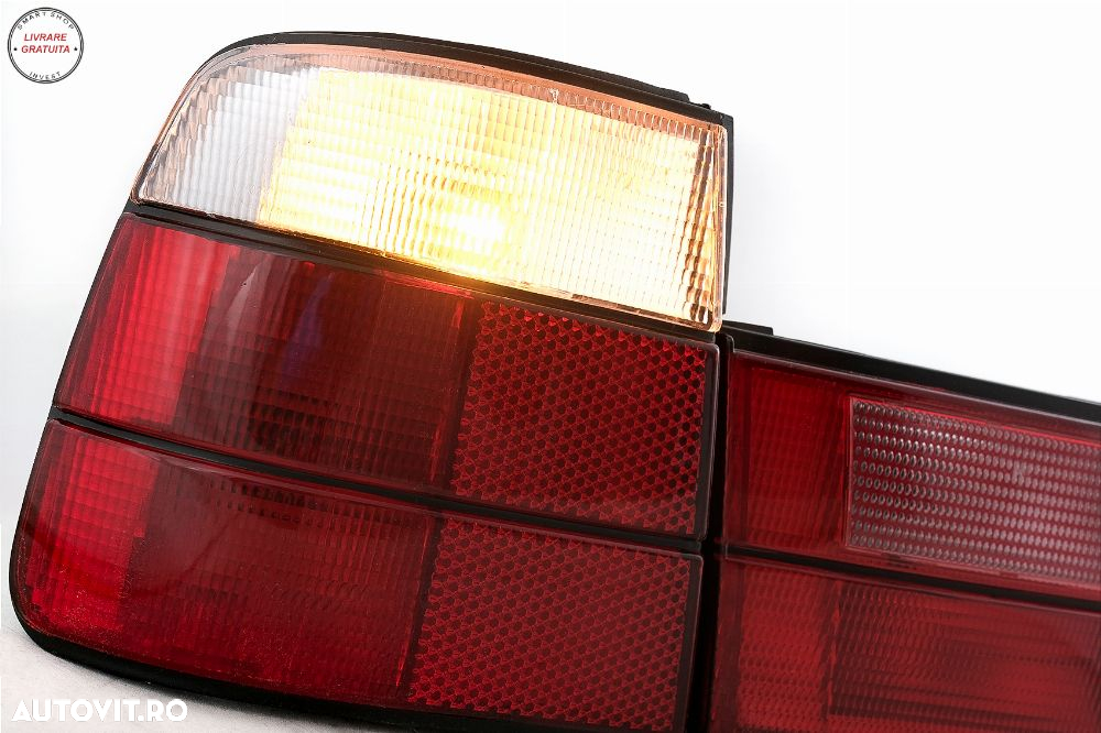 Stopuri BMW Seria 5 E34 Sedan (1987-1995) Rosu- livrare gratuita - 13