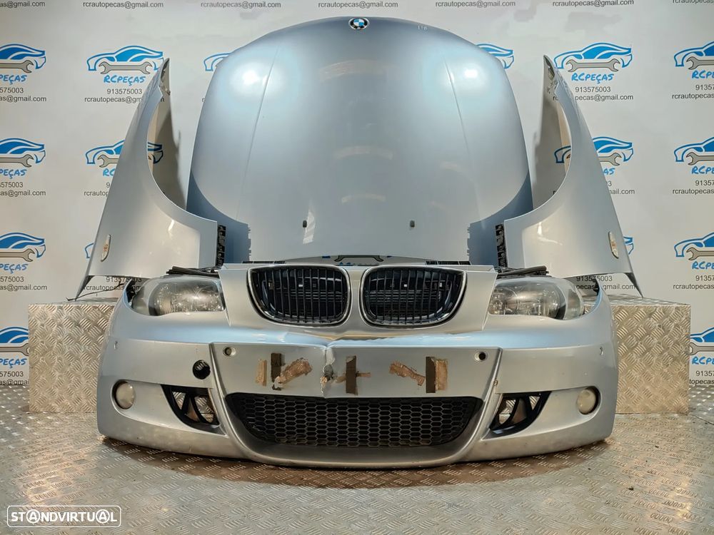 FRENTE COMPLETA BMW SERIE 1 E87 E81 PACK M CAPOT PARACHOQUES SENSORES GUARDA-LAMAS OTICAS RADIADOR VENTILADOR FRENTE FIBRA REFORÇO - 4