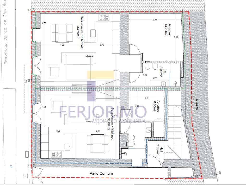 T2 Duplex centro de Caminha

Moveis de cozinha 
Ar condicionado ... - Grande imagem: 3/4