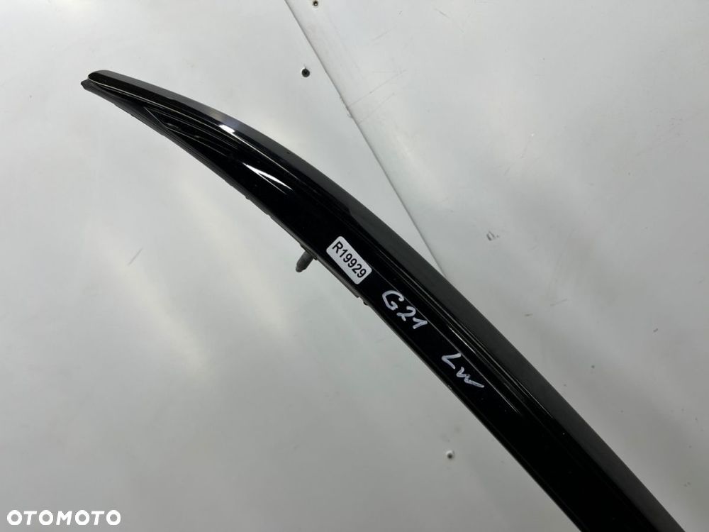 Relingi dachowe BMW 3 G21 kombi 18r.- lewa nakładka listwa metalowa 8073211 - 2