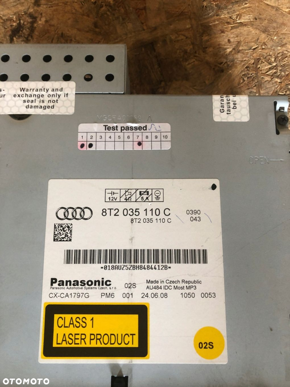 AUDI A4 B8 A5 ZMIENIARKA CD 8T2035110C - 3