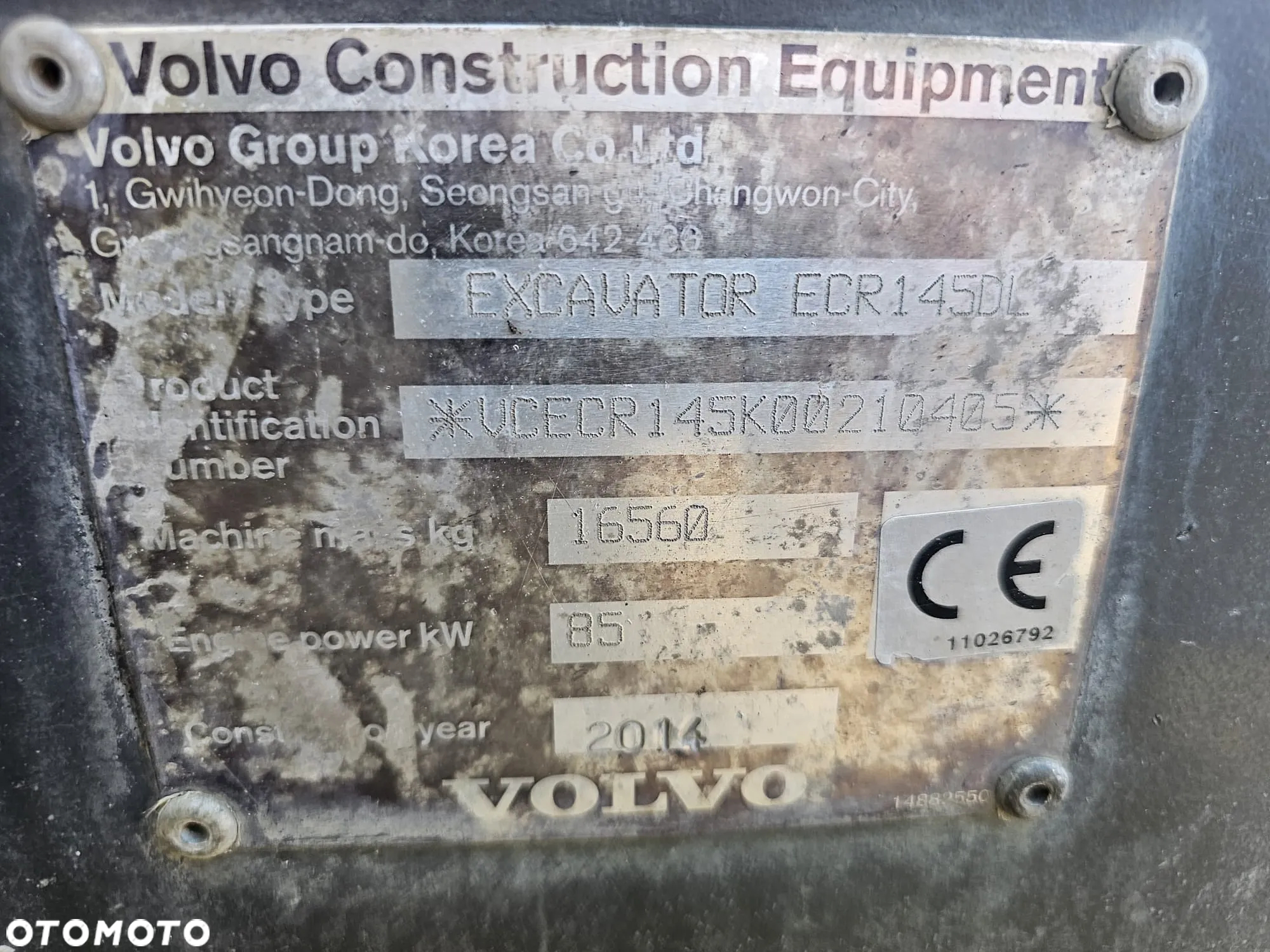 Volvo ECR145DL EC145 EC 145 DL - 29