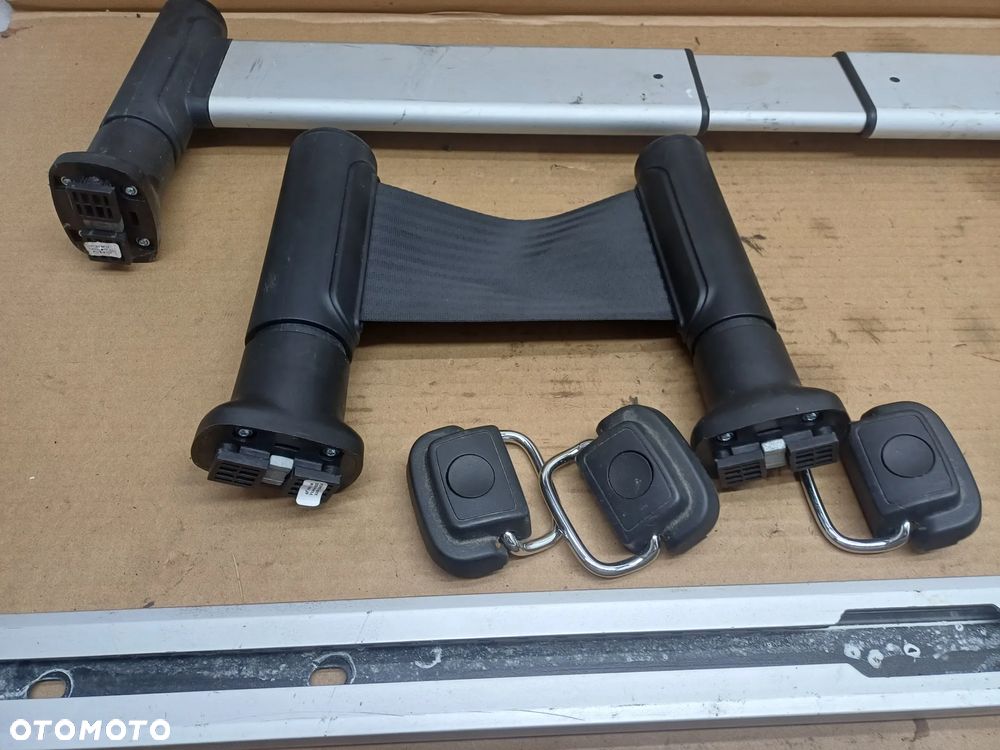 Zestaw mocowania bagażu przegroda bagaznika skoda Superb II kombi FIXIERSET 4F9860379 3T9863556A 4F9860204 - 6