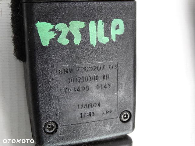 BMW X3 F25  X4 F26 USA Org Pasy Bezpieczeństwa z Nabojami Zapinka Pasa  S1725843506  0717F8K2CB  0717F8J2TN  72117260207 7260207 - 17