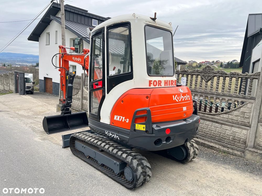 Kubota KX 71-3 | Minikoparka Kubota KX71 | 3 Tony | Silnik 4 Cylindry | Ząb Hydrauliczny | Stan Bardzo Dobry | CENA BRUTTO | UMOWA | Mini Koparka | - 5