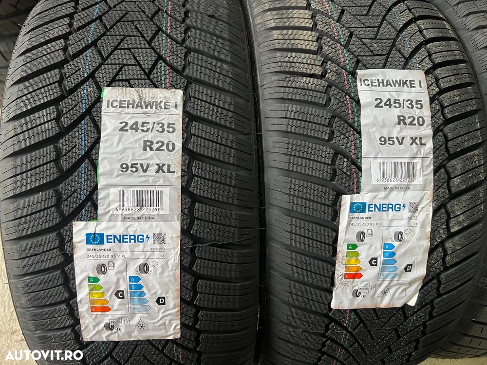 4 anvelope Iarna 245-35-20 si 275-30-20 sport BMW F10 F11 BMW G30 G31 Mercedes W212 E class cauciucuri 245-35-20 si 275-30-20 buza protectie janta - 2