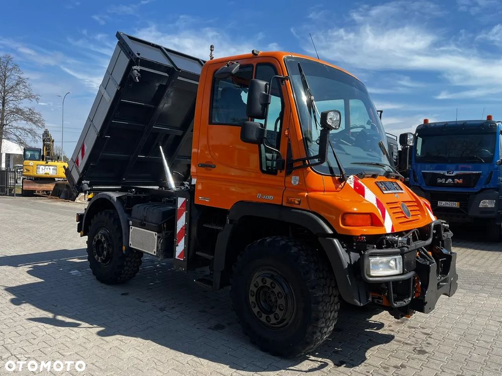 Mercedes-Benz UNIMOG 4 U400 405/12 4X4 CIĄGNIK/ WYWROTKA - 3
