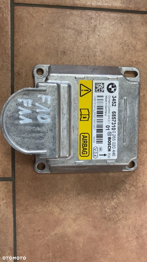 SENSOR MODUŁ PODUSZEK AIRBAG BMW F10 F11 6857310 - 1