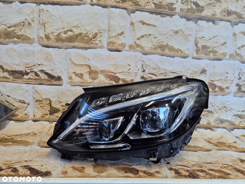 mercedes c klasa w205 full led ils europa lewa na dwie soczewki
