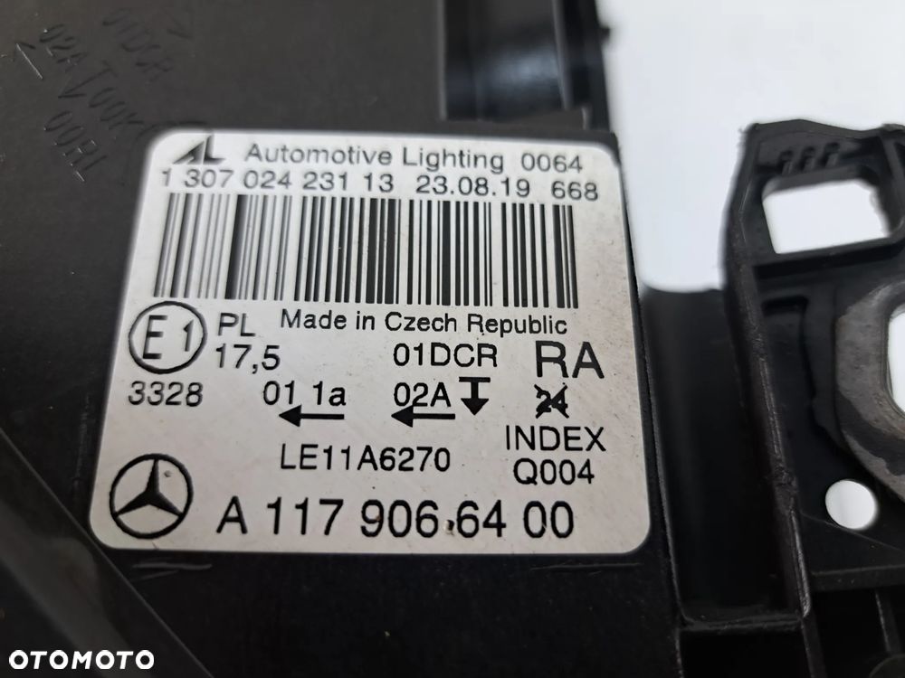 MERCEDES CLA W117 BI XENON NIESKRĘTNY A1179066400 - 5