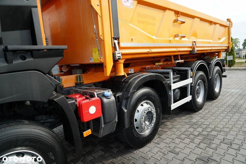 Renault K 480 / 8x4 / WYWROTKA DWUSTRONNA / HYDROBURTA / KLAPODRZWI  / SPROWADZONY / PO KONTRAKCIE SERWISOWYM - 17