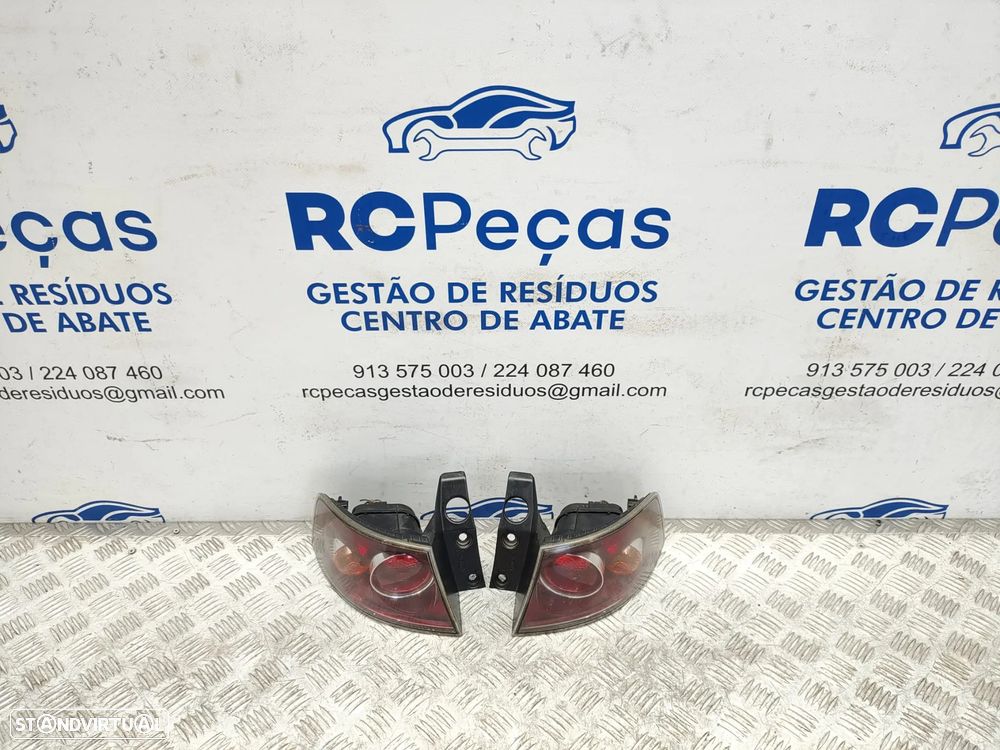 Farolins traseiros trás direito esquerdo originais Seat Ibiza 3 III 6L Pré Facelift de 2002 a 2006 - 10