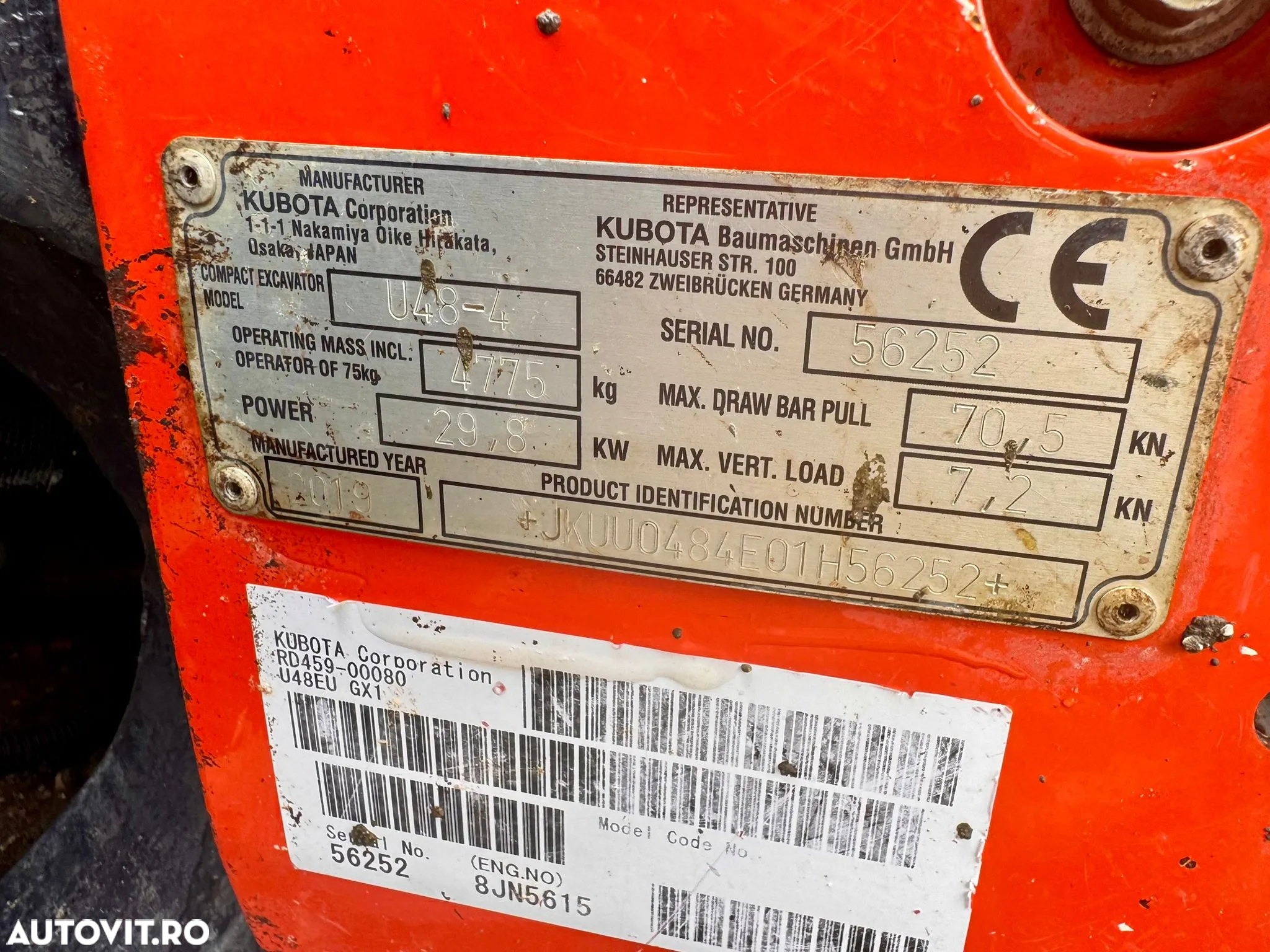 Kubota U48 - 12