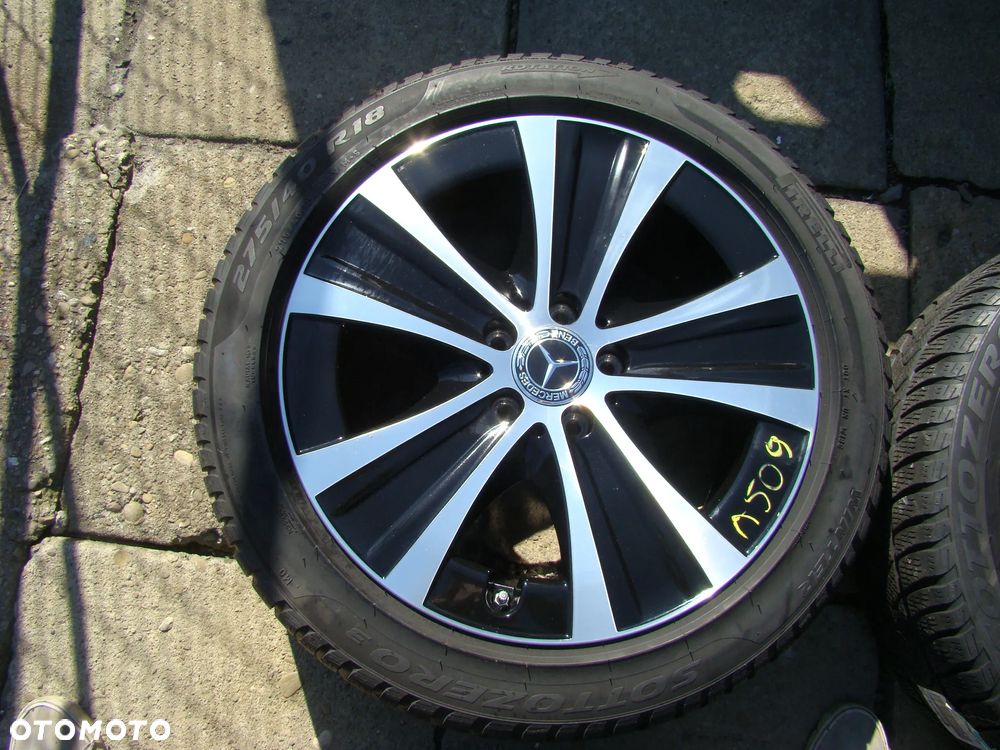 a509 5x112 Mercedes W213 S213 C238 A238 8jx18 245/45 9jx18 275/40 opony zima czujniki - 5