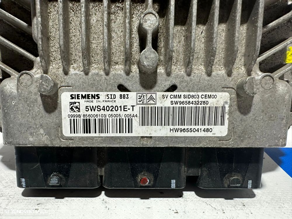 .CENTRALINA SIEMENS ORIGINAL SW9658432280 HW9655041480 CITROËN C4 I 1 MK1 LC 2.0 HDI 136CV RHR COUPE - 7