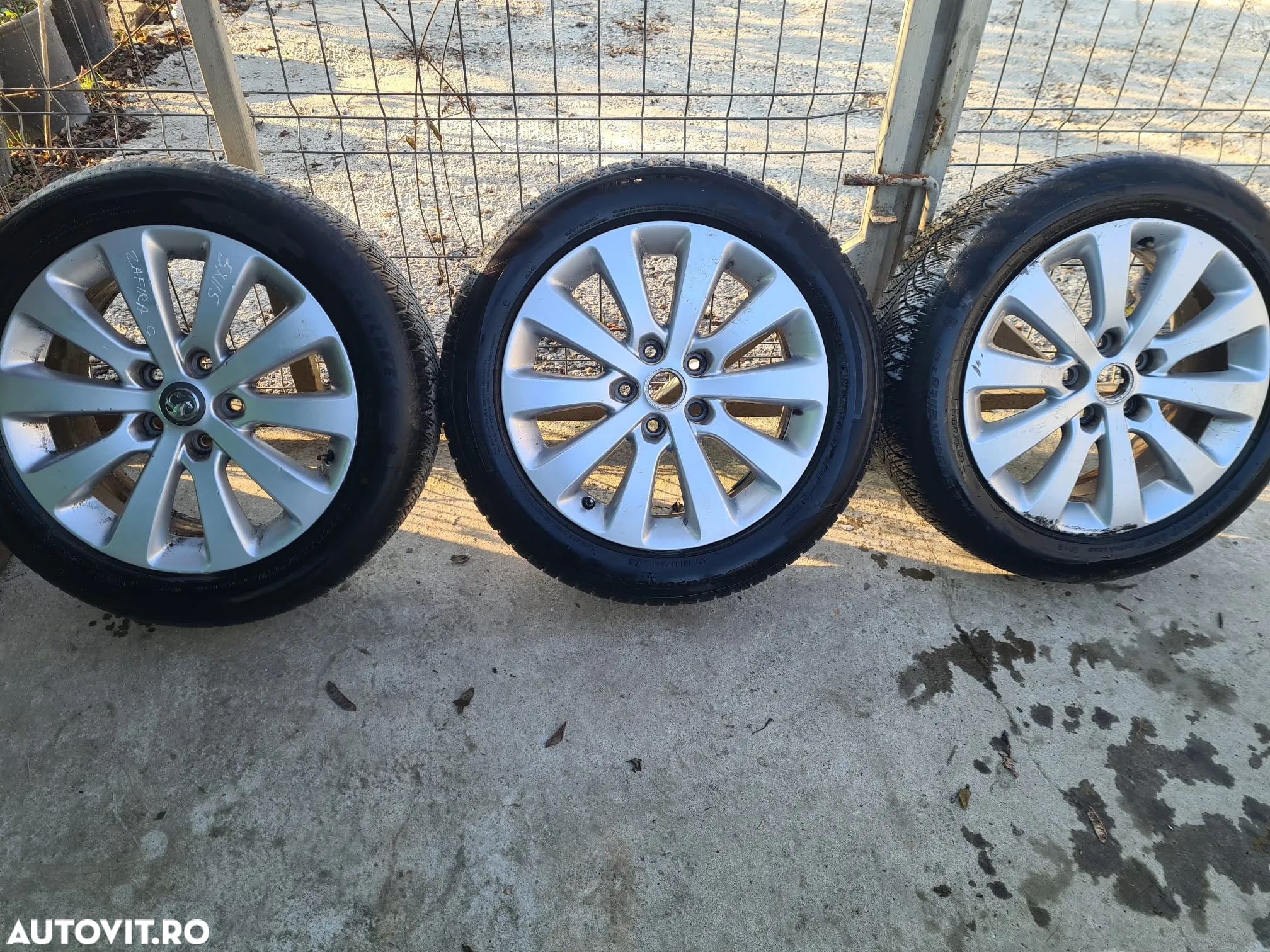 Janta aluminiu de rezerva  cu cauciuc 5×115 Opel Zafira C ,225/50/17 - 1