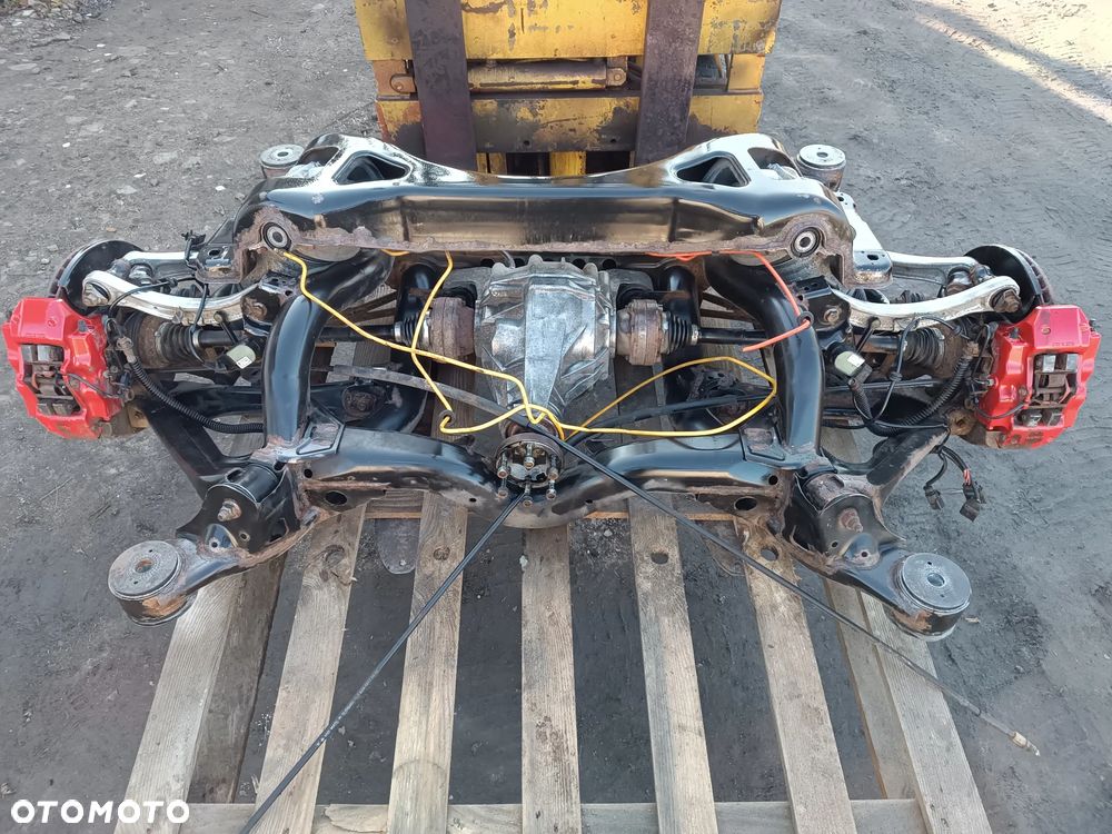 PORSCHE CAYENNE TURBO S GTS 4.5 V8 Sanik Wózek ZAWIESZENIE Tylne Tył KOMPLETNE DYFER MIECHY ZACISKI - 2