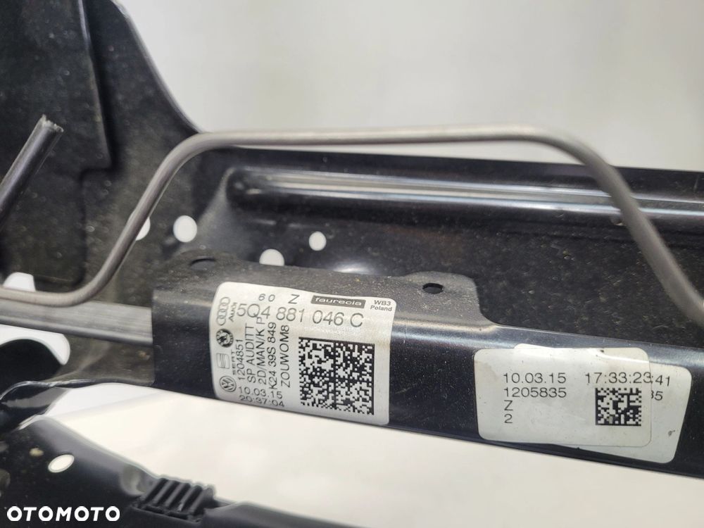 STELAŻ FOTELA PRAWY AUDI A3 8V 5Q4881046C 5Q4881106D - 7