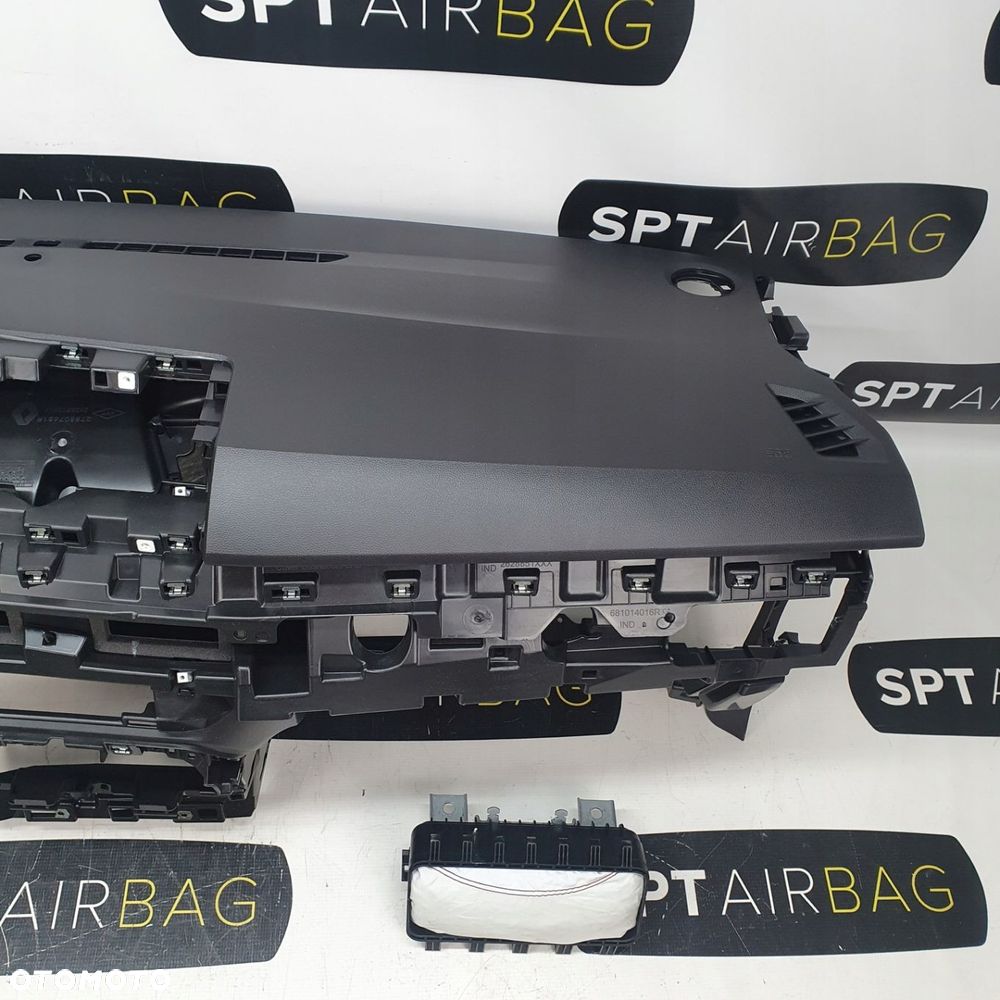 DACIA SANDERO III PO LIFCIE DESKA ROZDZIELCZA KONSOLA KOKPIT PULPIT PODUSZKI AIRBAG AIR BAG PASY KIT SET - 4
