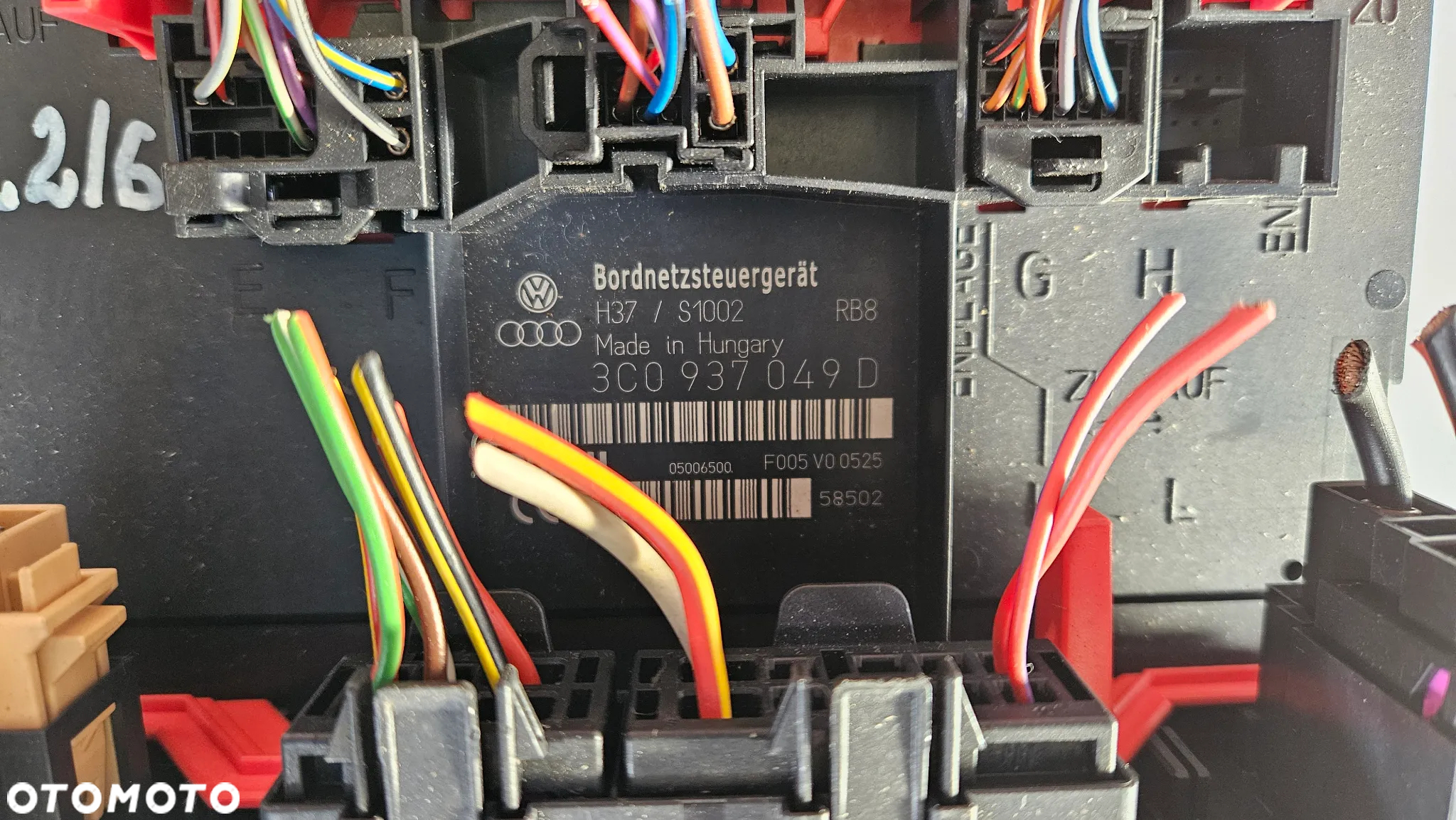 VW Touran I 1T Moduł bordnetz Sterownik komfortu BCM 3C0937049D - 3