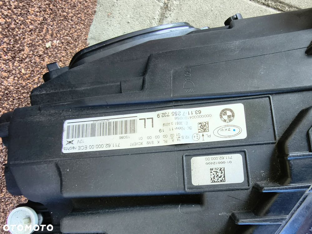 lampa lampy prawa bmw 6 F12 F13 F06 FULL LED ADAPTIVE - 3