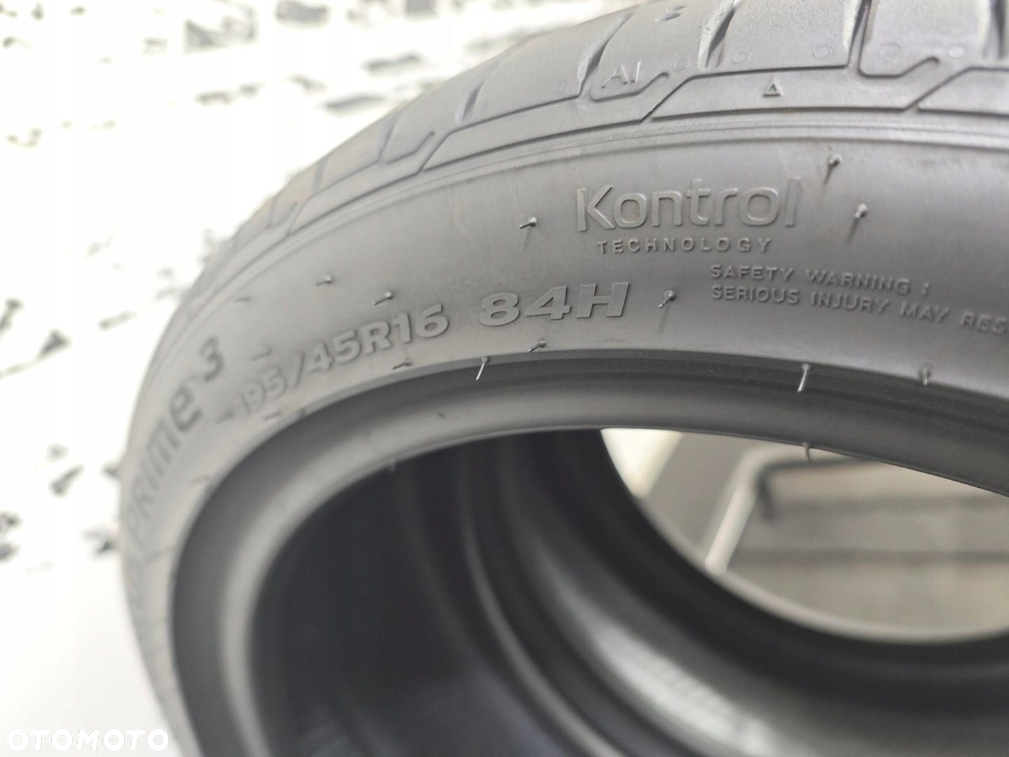 195/45R16 hankook 2023 opony letnie 7mm 50708 - 5
