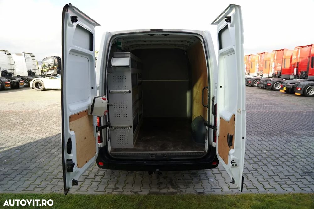Renault MASTER / TABLĂ / DUBIȚĂ / CABINĂ MIXĂ 7 LOCURI / CAROSERIE / RAFTURI / UN SINGUR PROPRIETAR - 17